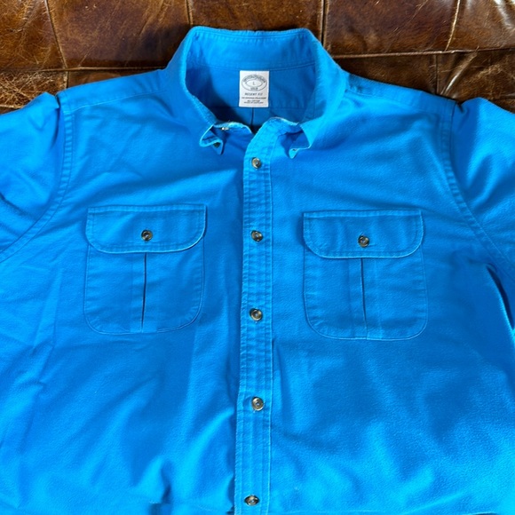 Brooks Brothers Men’s Archive Chamois Shirt, Regent Fit, L - Picture 3 of 5